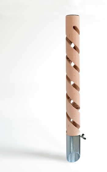 DOG Pee wood &ndash; wood, a through helix + galvanized pin